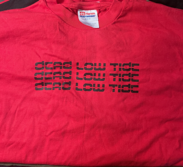 New Old Stock - Dead Low Tide Black on Red - Child size 10/12
